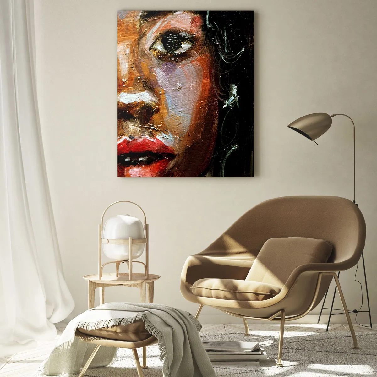 Glass picture - Black and Shine - 70x100 cm