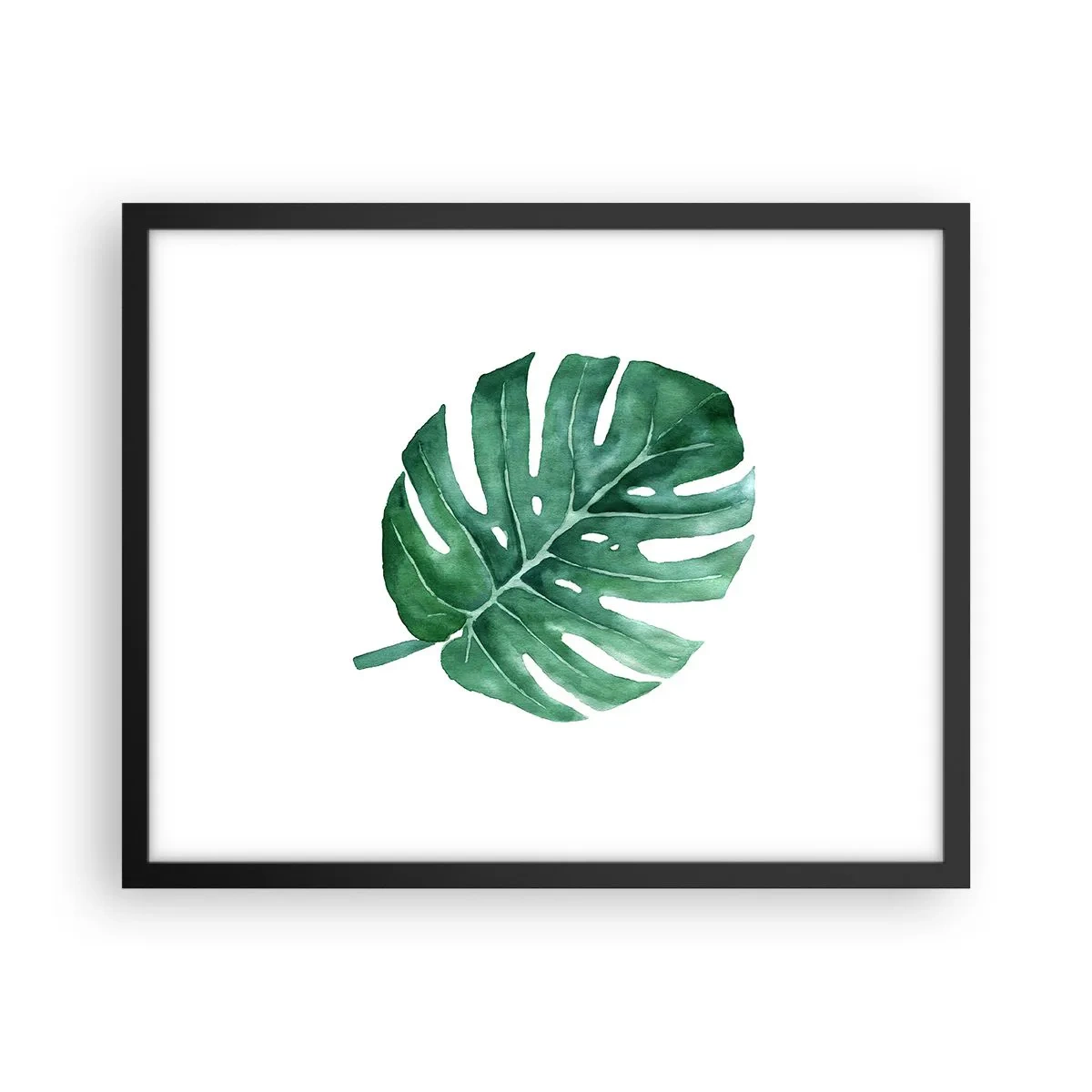 Poster in black frame - Green Concept - 50x40 cm