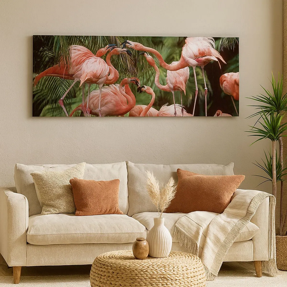Canvas picture - Afternoon Gossip - 100x40 cm