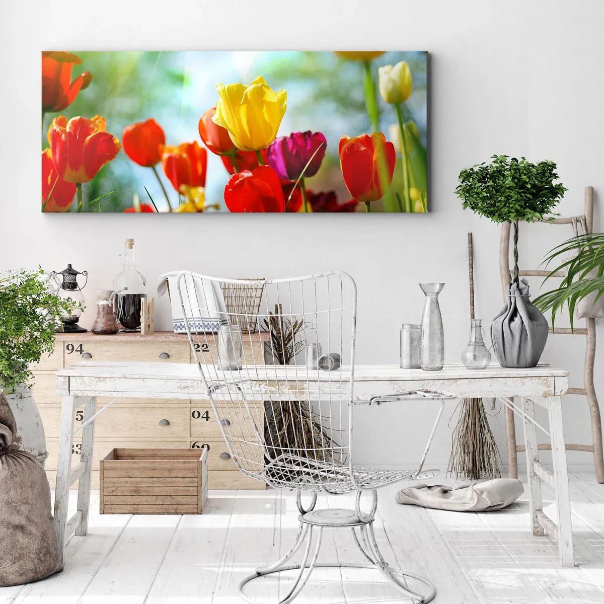 Canvas picture - All Colours of the Sun - 90x30 cm