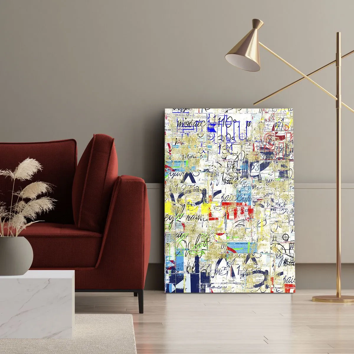 Canvas picture - Feast for the Eyes - 45x80 cm