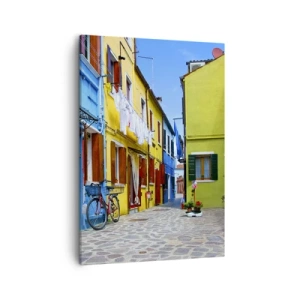 Canvas picture - Sweet, Pastel Alley  - 50x70 cm