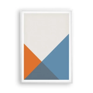 Poster in white frmae - At an Angle… - 70x100 cm