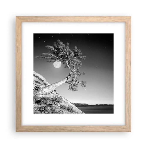 Poster in light oak frame - Winning Warrior - 30x30 cm