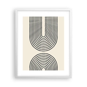 Poster in white frmae - In One Moment… - 40x50 cm