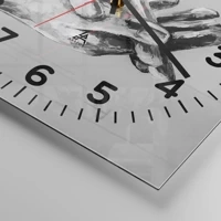 Clock face with numbers