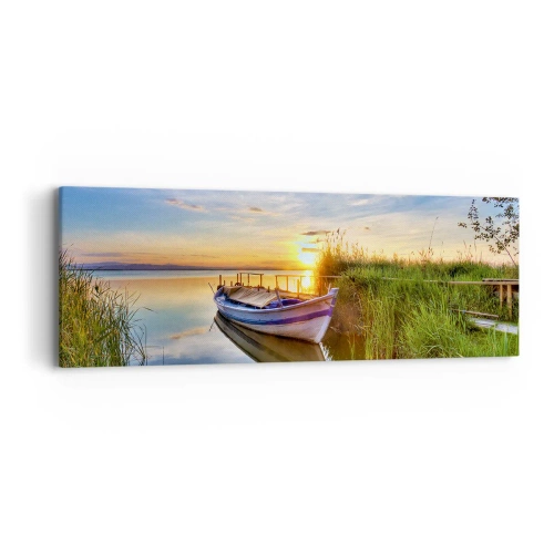 Canvas picture - Bay of Fulfilled Dreams - 90x30 cm
