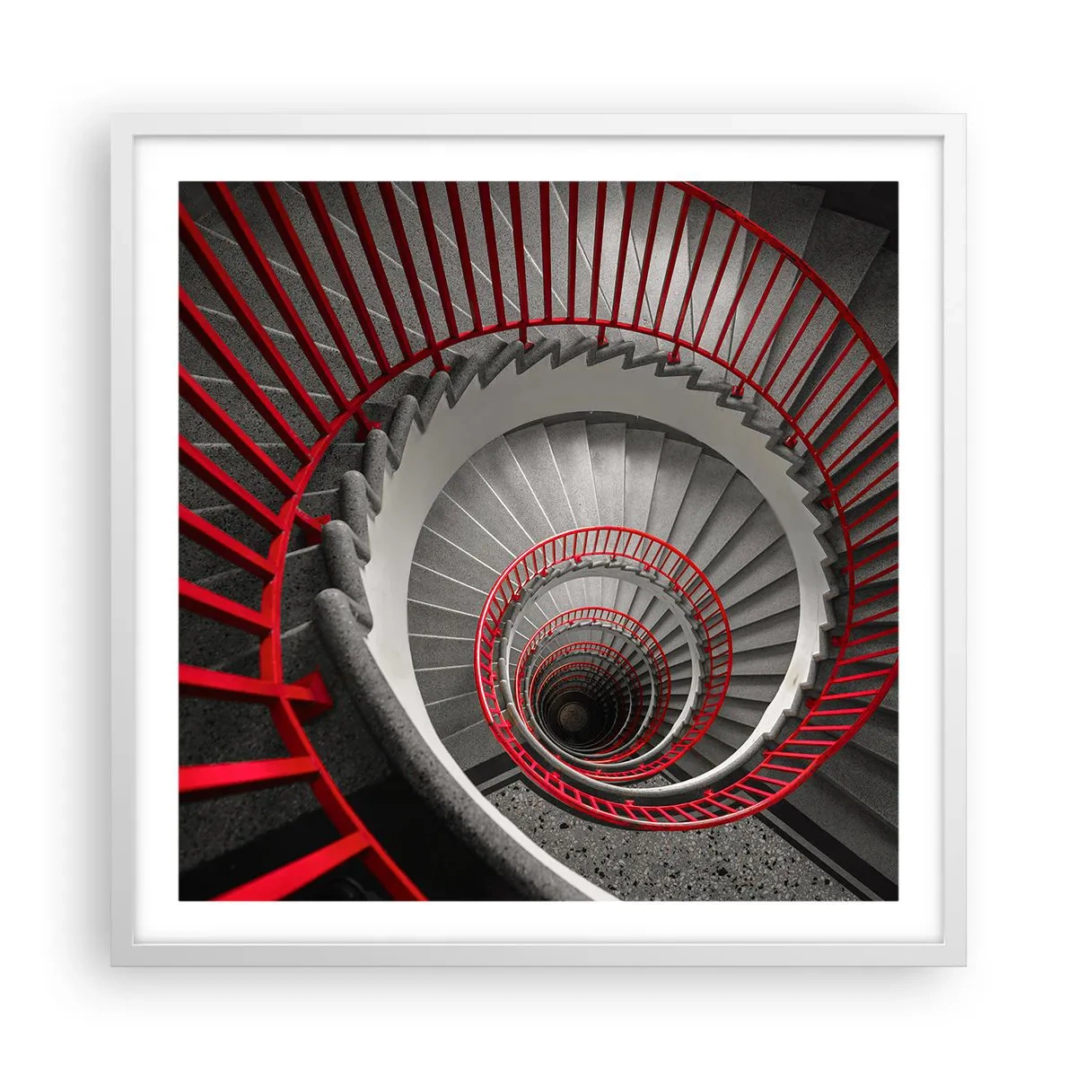 Poster in white frmae - Games of Architecture - 60x60 cm