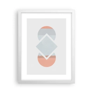 Poster in white frmae - Situation Is Clear - 30x40 cm