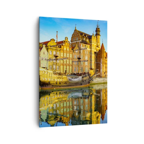 Canvas picture - Mirror Reflection of the Past - 70x100 cm