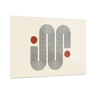 Glass picture - From Beginning till the End - 100x70 cm