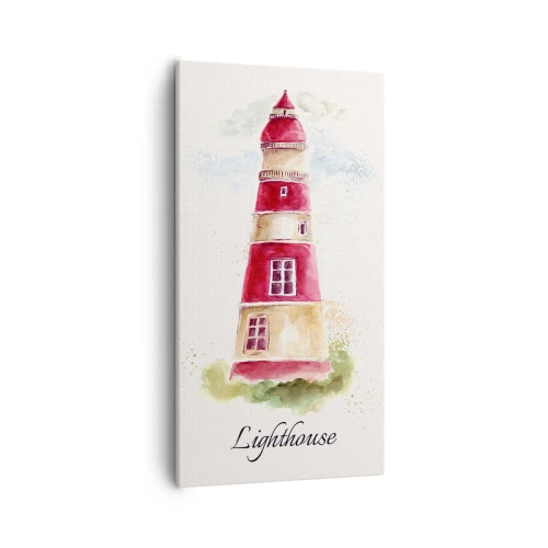 Canvas picture - Around It the Weather Is Always Nice - 55x100 cm