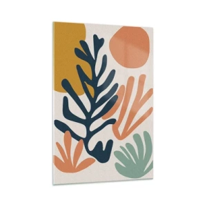 Glass picture - Coral Sea - 70x100 cm