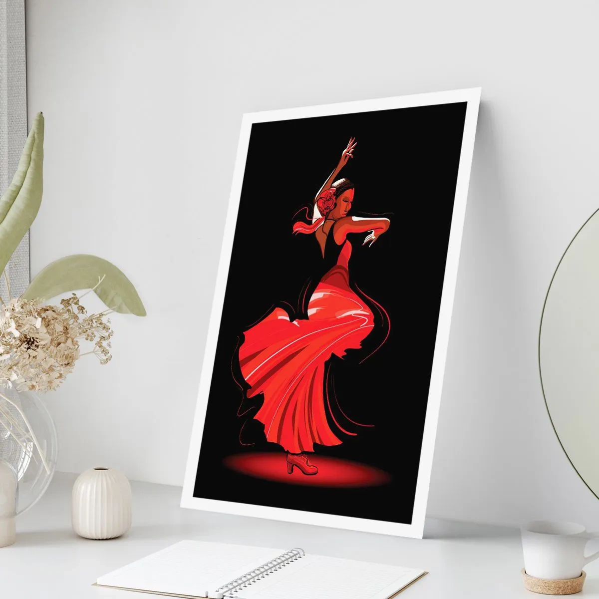 Poster - Fiery Spirit of Flamenco - 70x100 cm