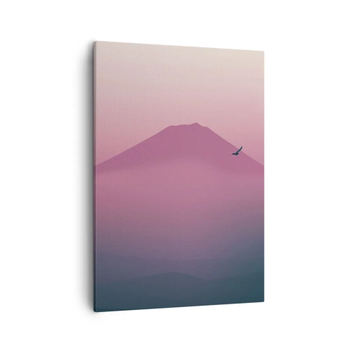 Canvas picture - Wanderers above Clouds - 50x70 cm