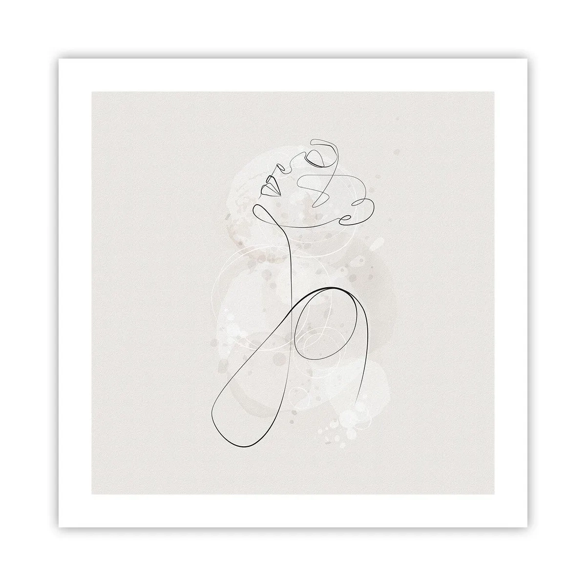 Poster - Spiral of Beauty - 50x50 cm