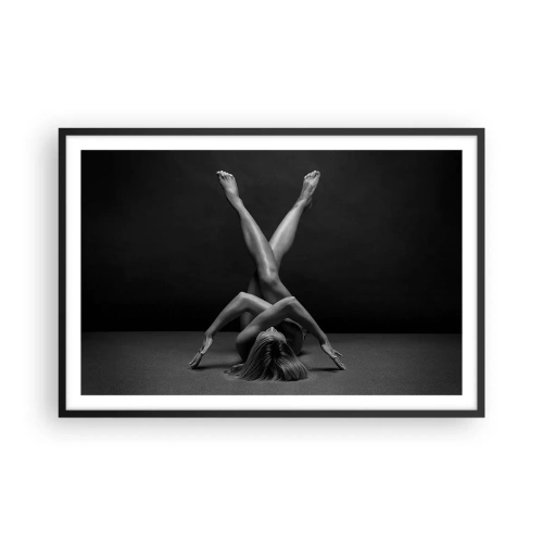 Poster in black frame - Geometry of Nakedness - 91x61 cm