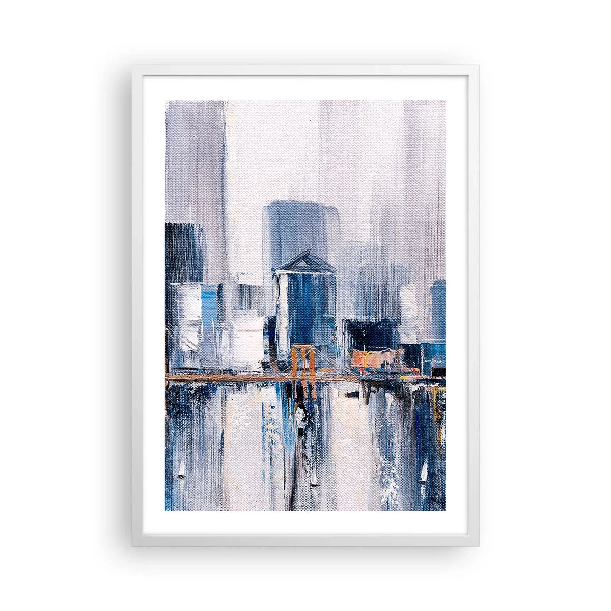 Poster in white frmae - New York Impression - 50x70 cm