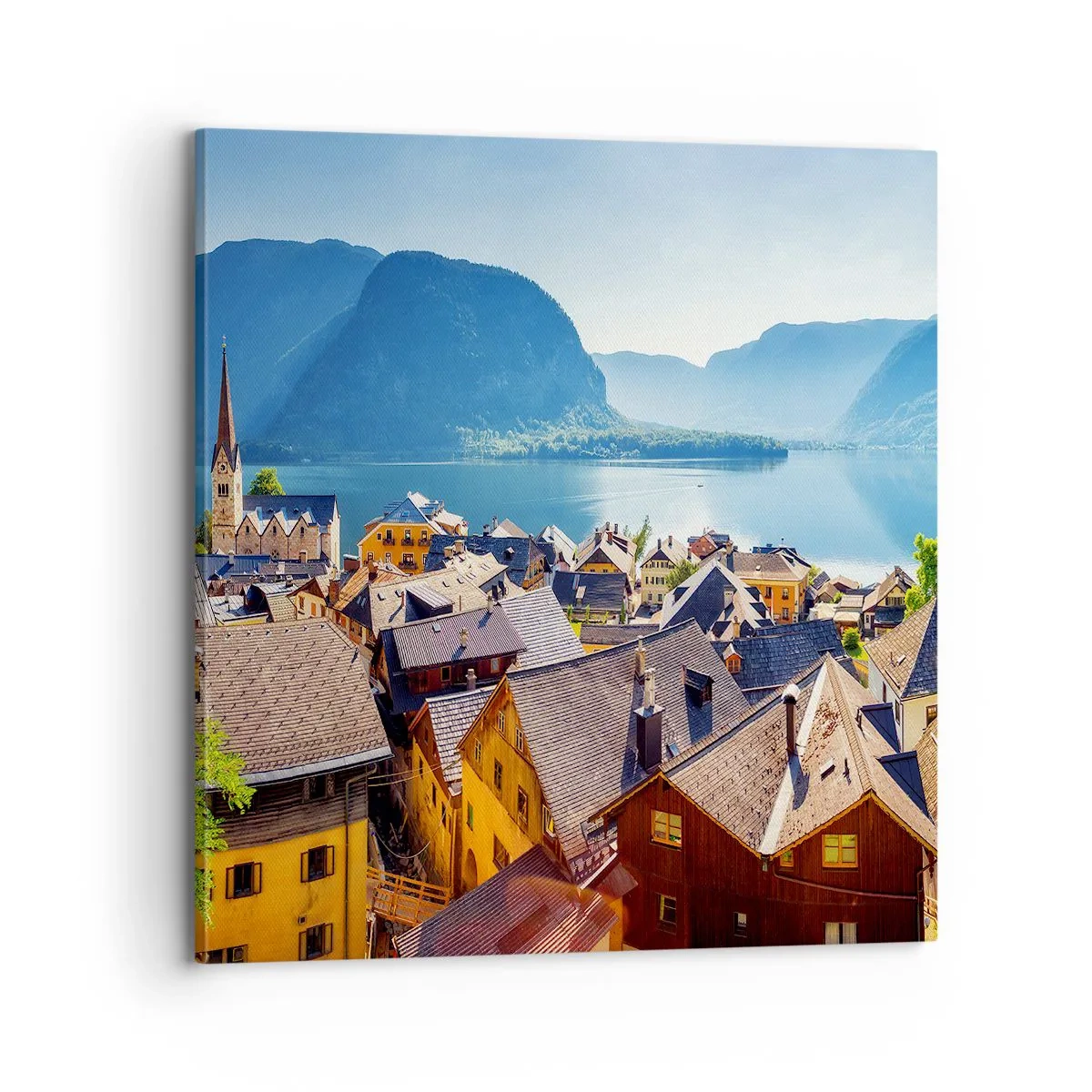 Canvas picture - It Couldn't be More Picturesque - 70x70 cm