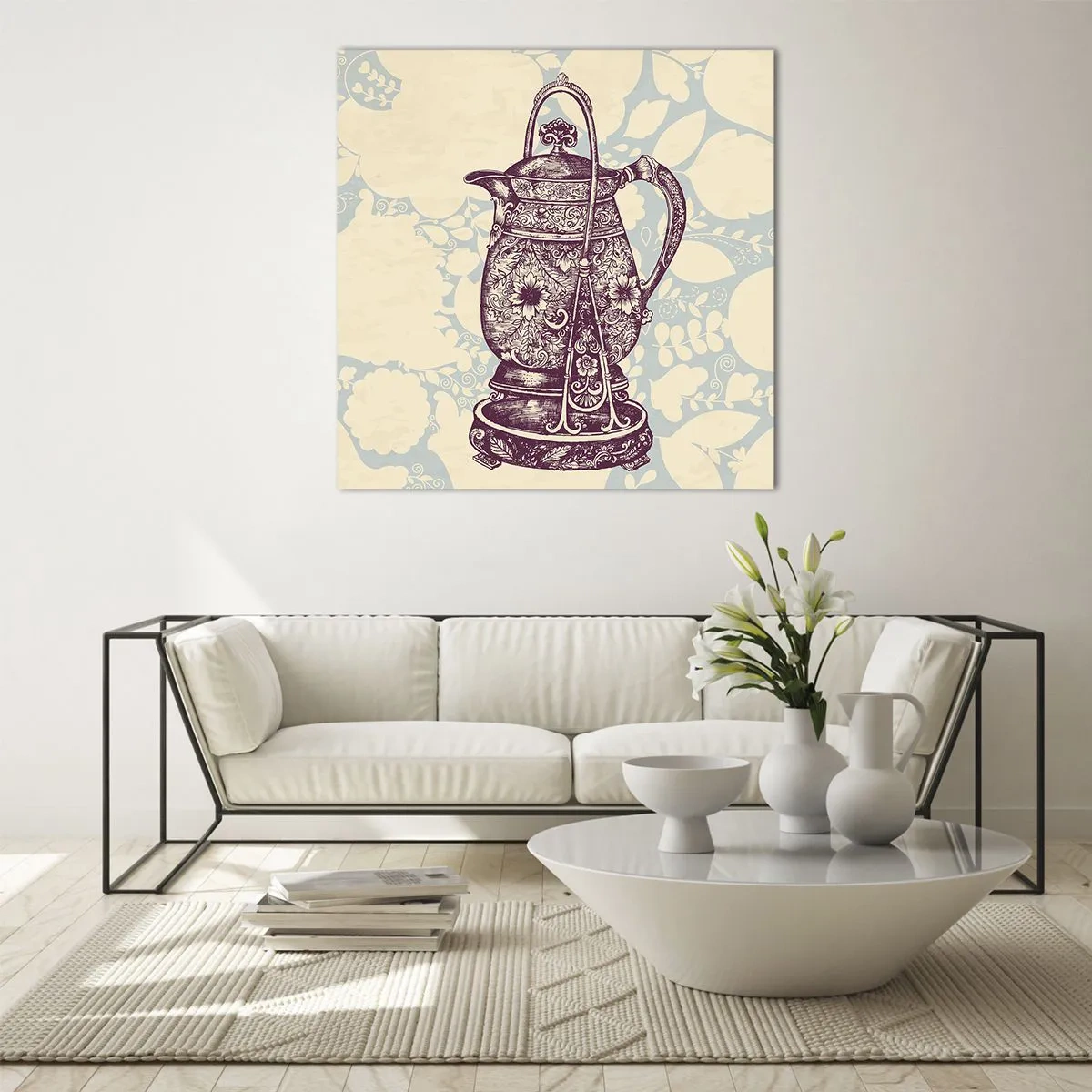 Glass picture - Beauty of Ordinary Life - 30x30 cm