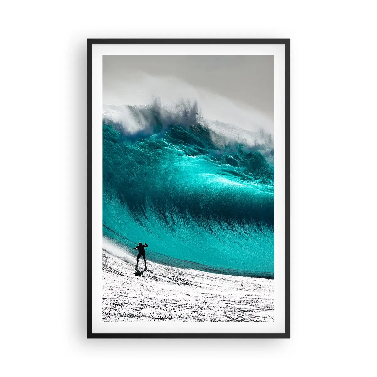 Poster in black frame - Challenge Accepted - 61x91 cm