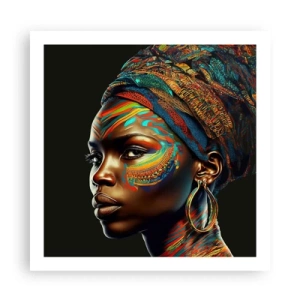 Poster - African Queen - 60x60 cm