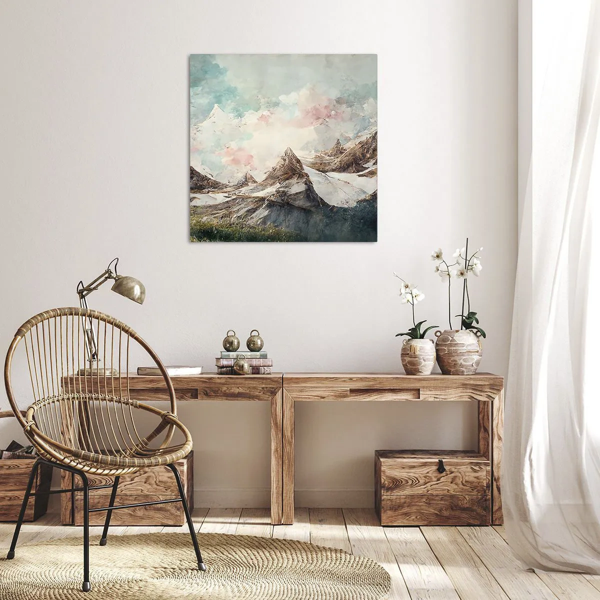 Canvas picture - Rocky Blades - 50x50 cm