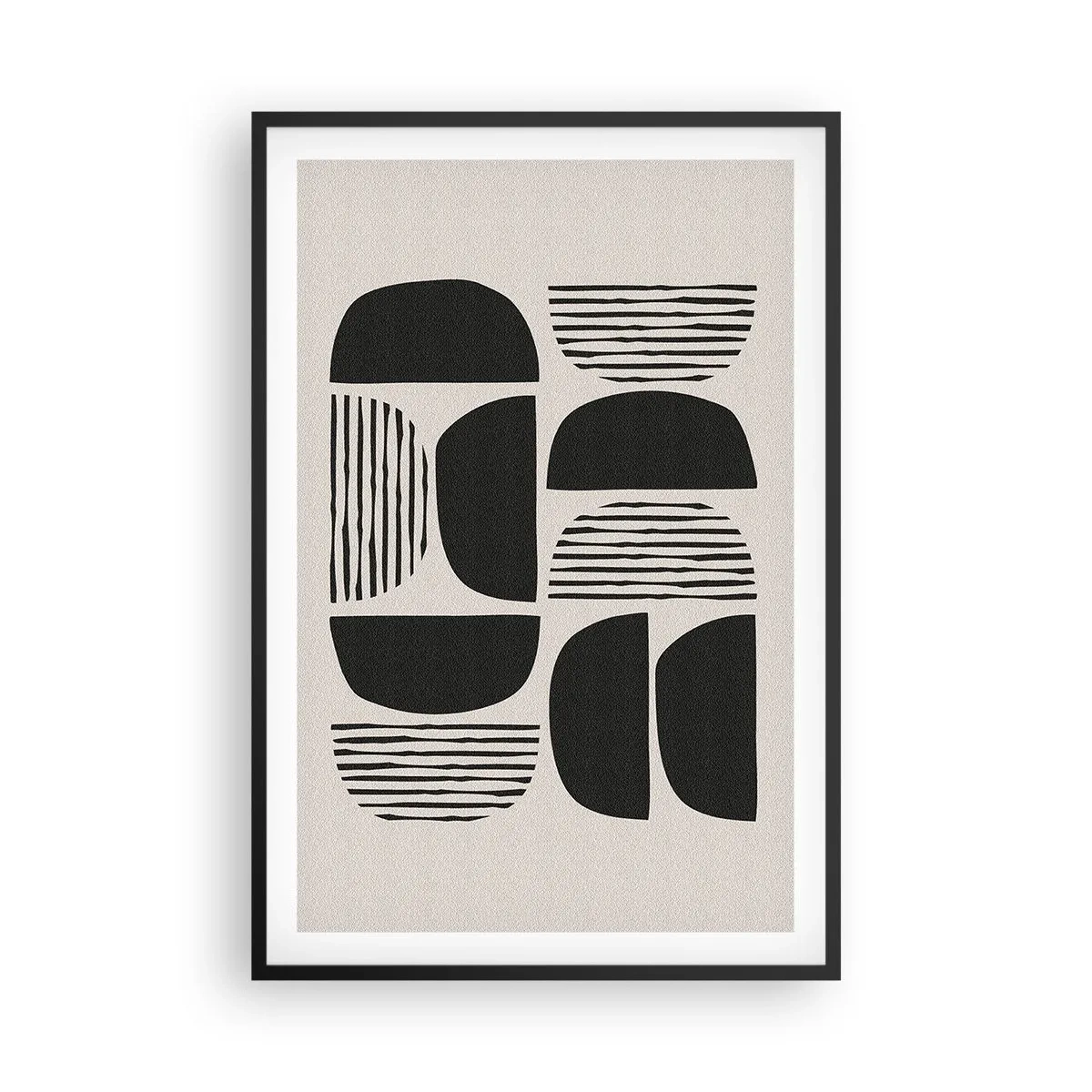 Poster in black frame - Half-Systems - 61x91 cm