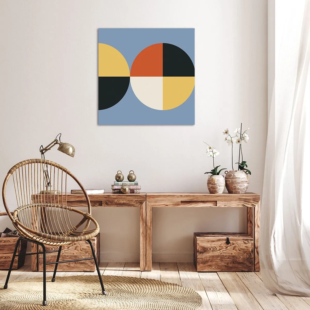 Canvas picture - Look and Count - 60x60 cm
