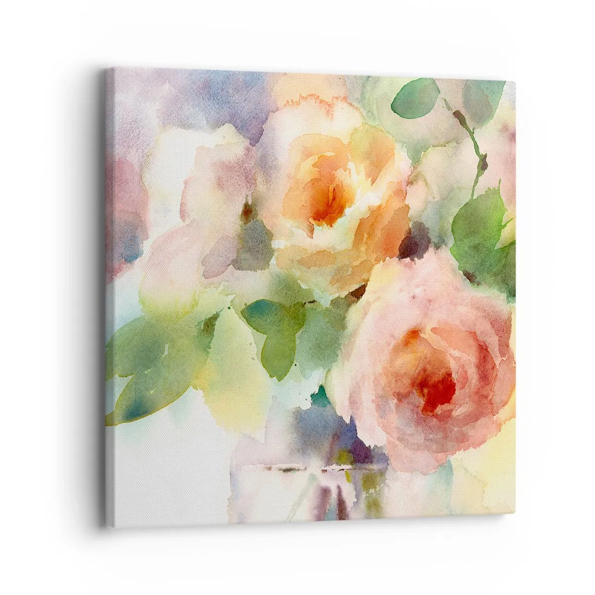Canvas picture - Delicate Like Watercolour - 30x30 cm
