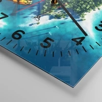 Clock face with numbers