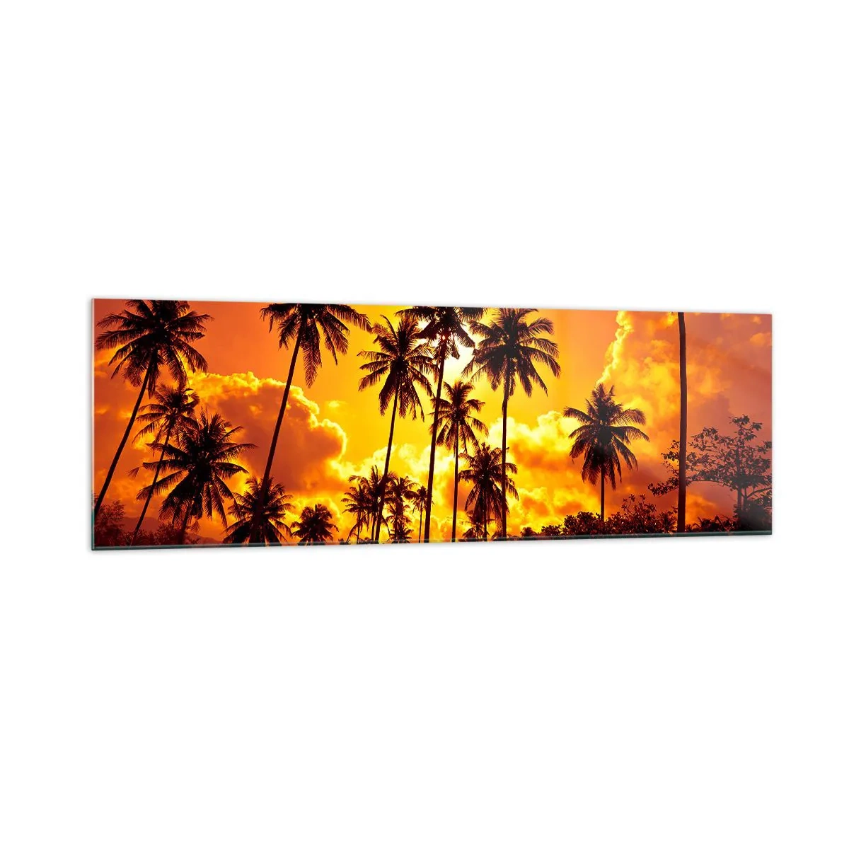 Glass picture - Blazing Sun - 160x50 cm