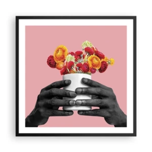 Poster in black frame - Apotheosis of Life - 60x60 cm