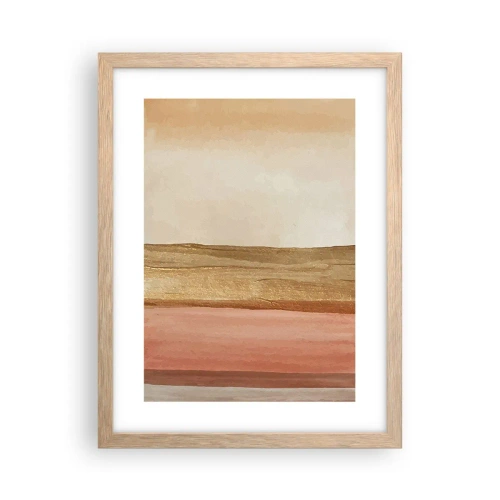 Poster in light oak frame - Vertical Composition - 30x40 cm