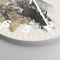 Clock face with numbers