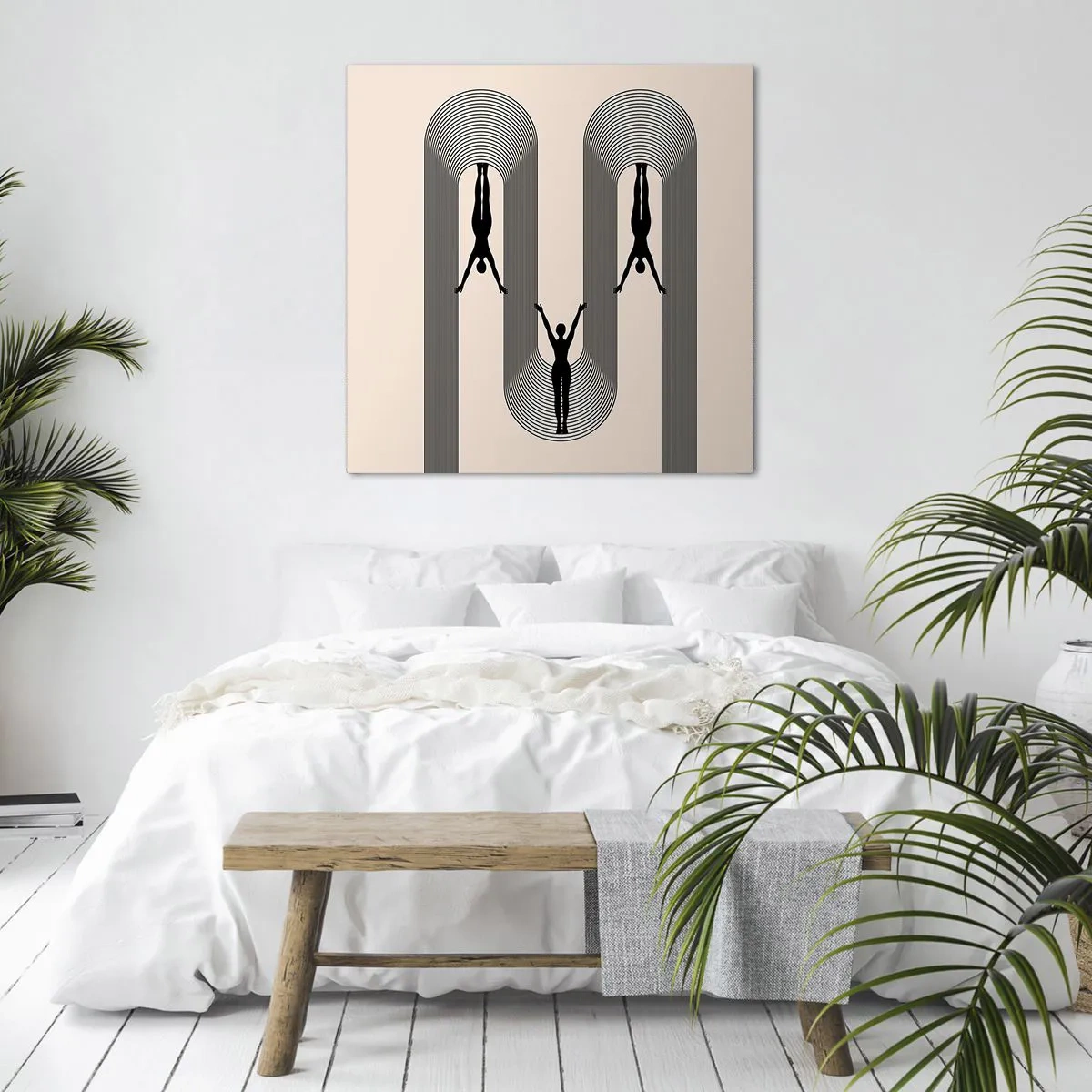 Canvas picture - Upside Down - 40x40 cm