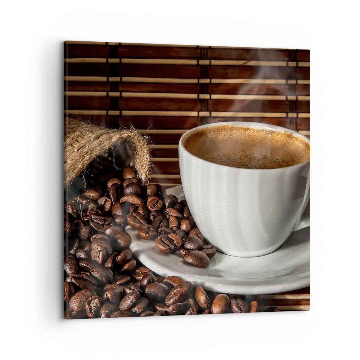 Canvas picture - Blackness of Coal, Clarity of Diamond - 50x50 cm