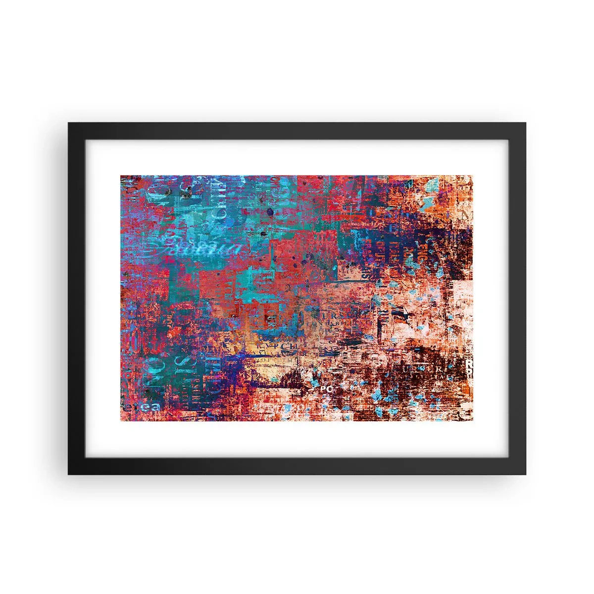 Poster in black frame - Memory and Oblivion - 40x30 cm