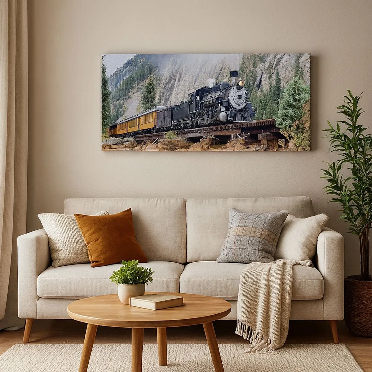 Canvas picture - Where Are You off to? - 100x40 cm