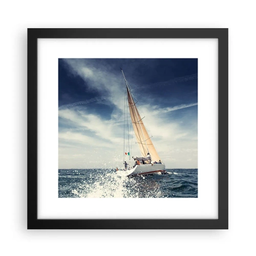 Poster in black frame - They Won't Catch Us - 30x30 cm
