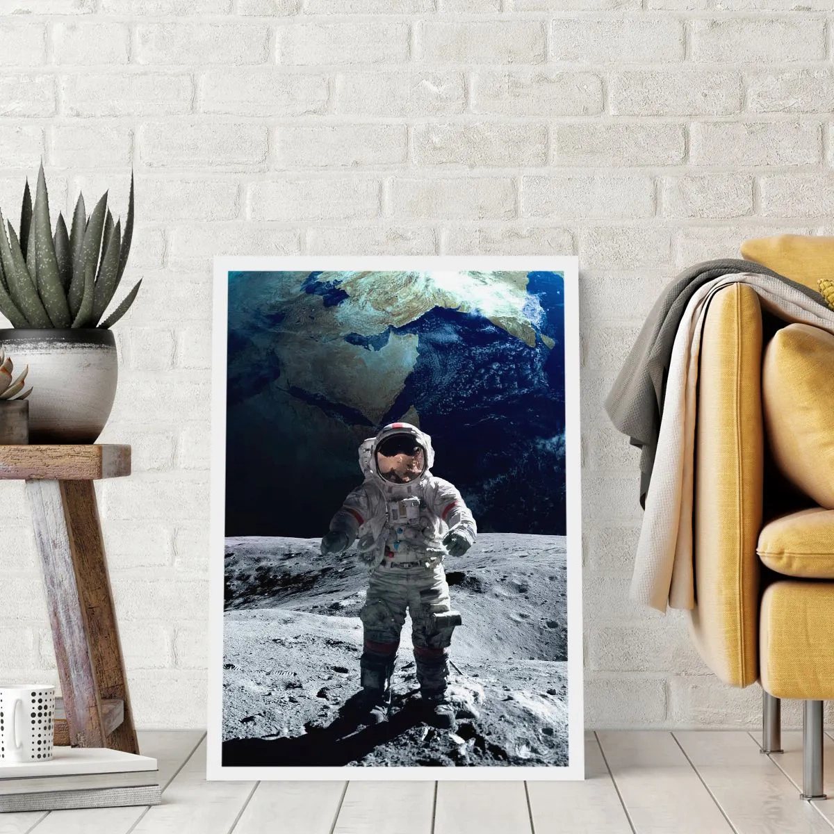 Poster - Greetings from the Moon - 30x40 cm