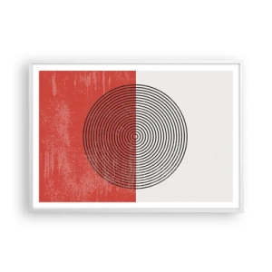 Poster in white frmae - To the Core - 100x70 cm