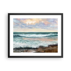 Poster in black frame - Here You Will Smooth Your Soul - 50x40 cm