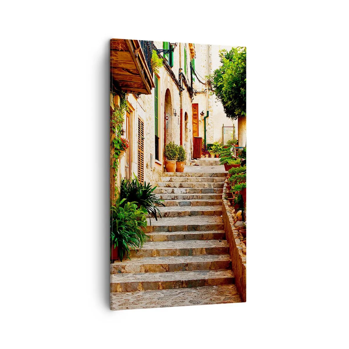 Canvas picture - Charm of Spanish Holidays - 45x80 cm