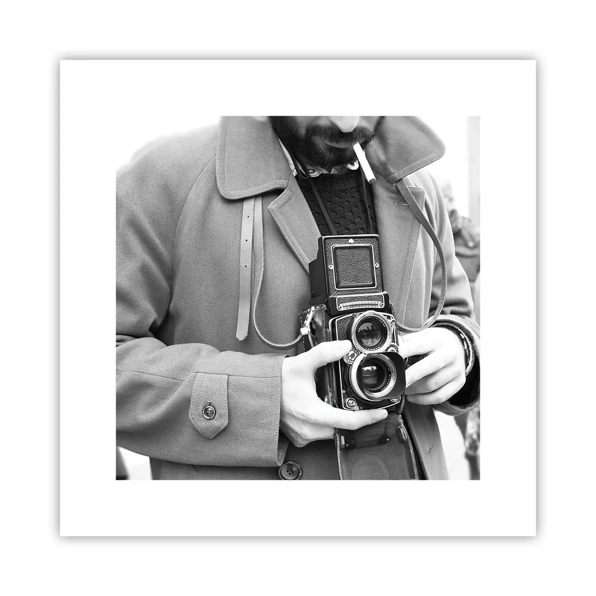 Poster - In Retro Style - 30x30 cm