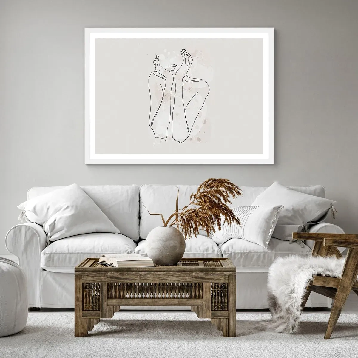 Poster in white frmae - Dreamful Moment - 40x30 cm