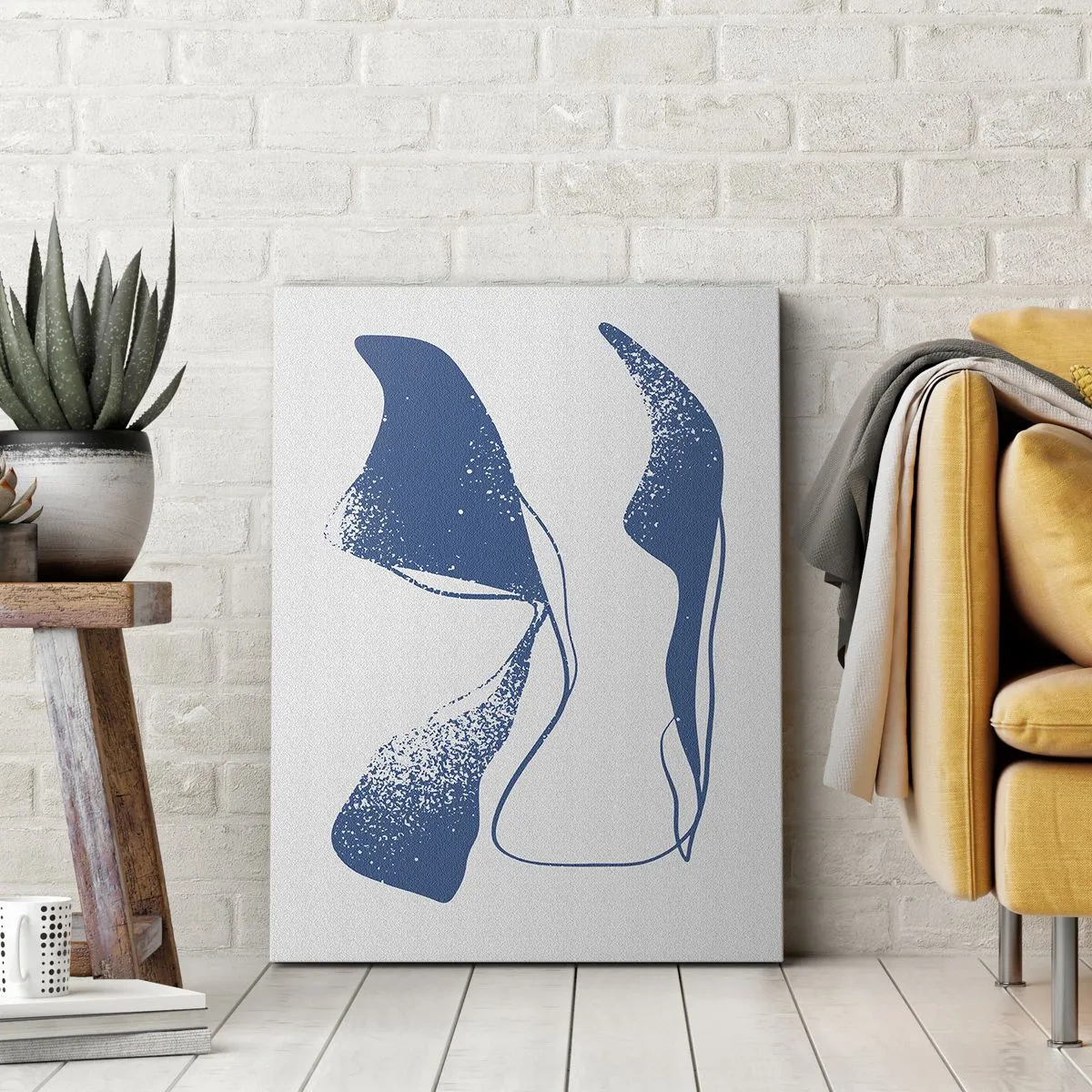 Canvas picture - Abstract with Wings - 50x70 cm