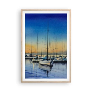 Poster in light oak frame - The End of a Good Day - 61x91 cm