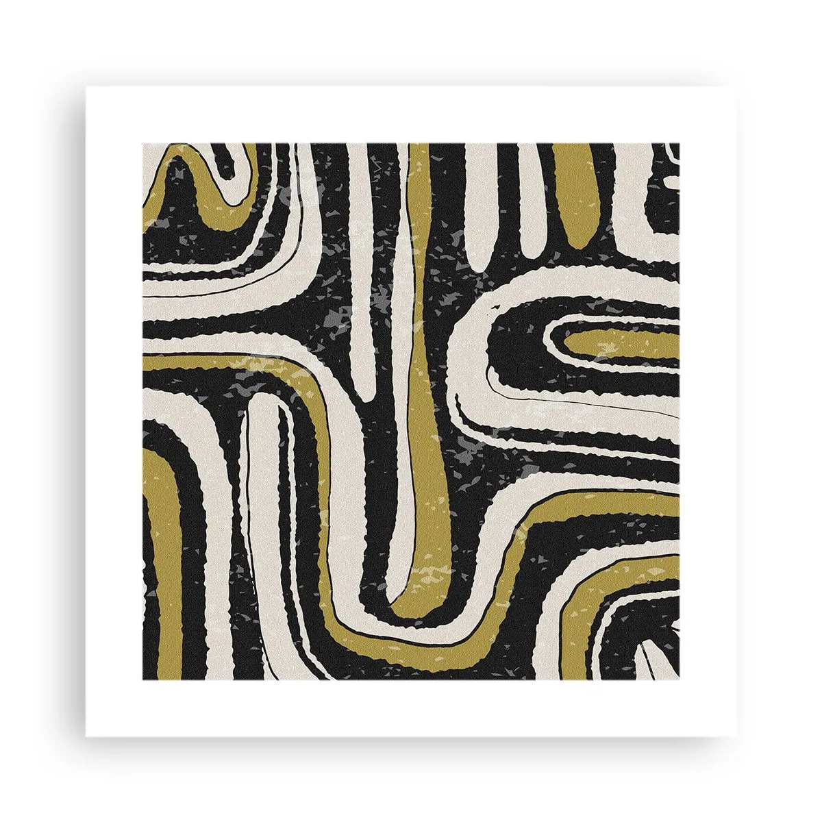 Poster - Compositions: Tracks and Alleys - 40x40 cm