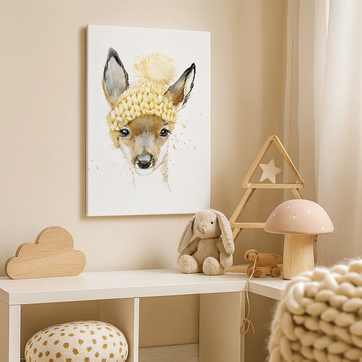 Canvas picture - For Winter in a Snowy Forest - 50x70 cm